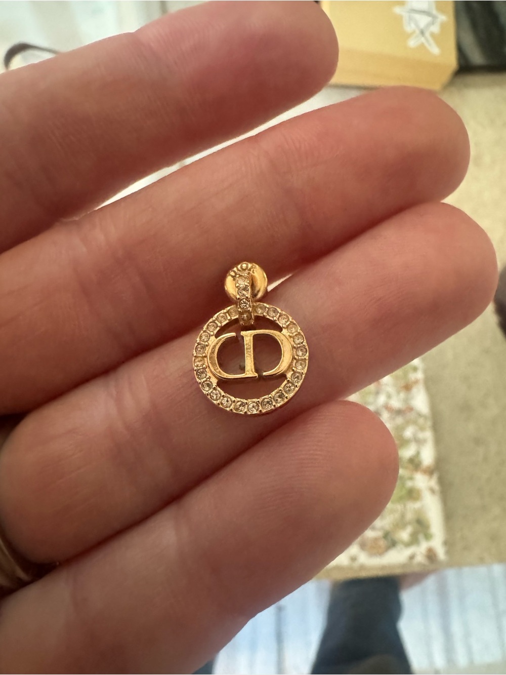 DIOR CD EARRINGS - Picture 3 of 5